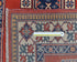 4x6 Feet Shirvan Red Afghan Hand Knotted Geometric Wool Area Rug
